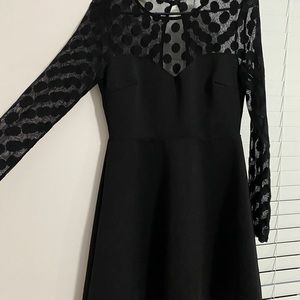 Lulu’s Black Polka Dot Skater Dress